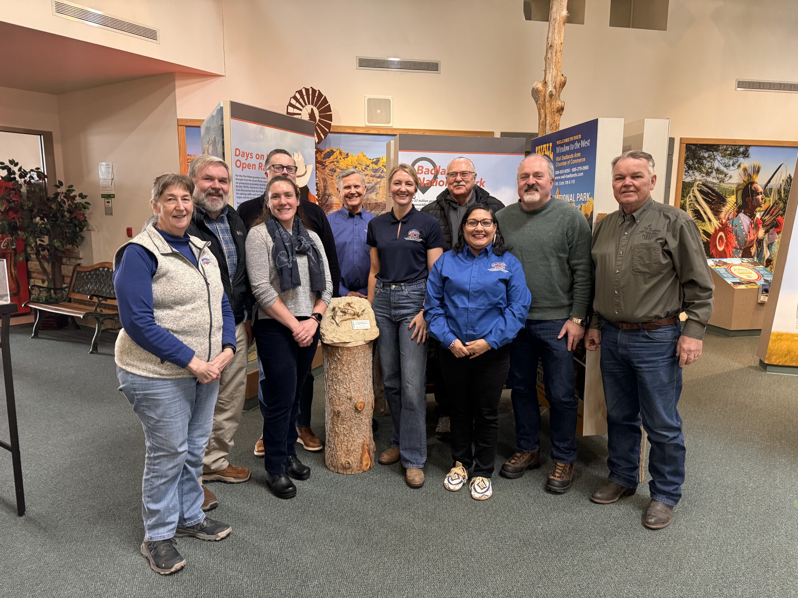 group photo of board members and staff